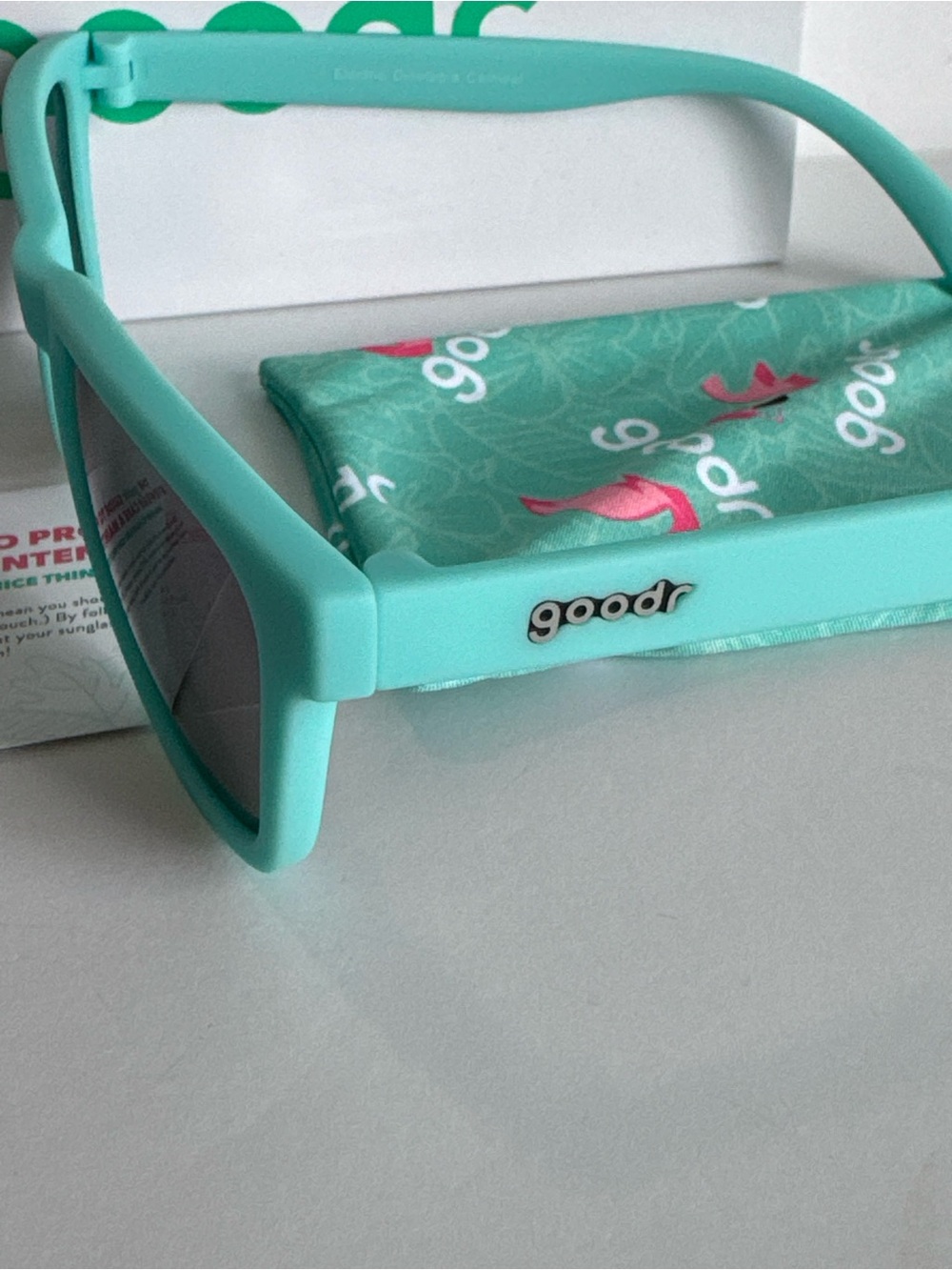 Goodr OG Sunglasses Electric Dinotopia Carnival NEW in Box - Picture 2 of 6